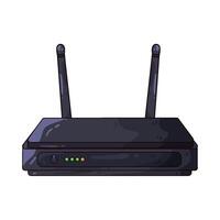Illustration of wifi router vector
