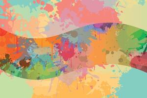 Abstract background with various colors vector
