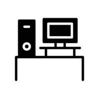 Workplace icon element vector