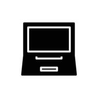 laptop notebook icon vector