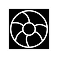 fan computer icon vector
