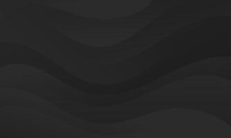 Add sophistication with this black gradient wave background. Ideal for website backgrounds, social media, ads, and presentation design vector
