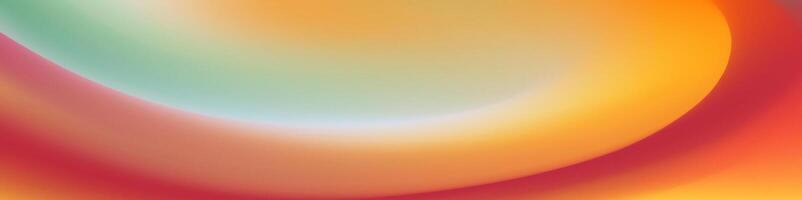 Elegant abstract mesh blur banner featuring a dynamic orange and green wave design, great for promotional banners, social posts, and marketing graphics vector