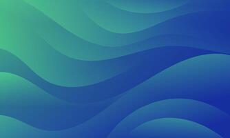 Add sophistication with this blue green gradient wave background. Ideal for websites, social media, ads, and presentation design vector