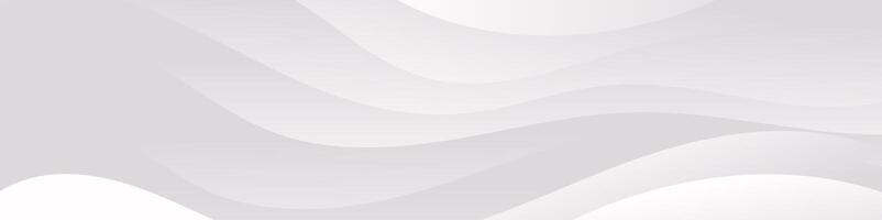 Elevate your visuals with this smooth white wave banner. Ideal for headers, promotional banners, and dynamic graphic design vector