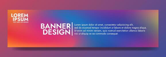 This red, blue, and yellow abstract mesh blur banner template offers a dynamic look for promotional banners, social media posts, brochures, and presentations vector