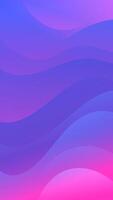 Elevate your visuals with this smooth purple and blue vertical gradient wave background, ideal for websites, flyers, posters, and social media posts vector