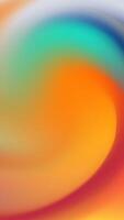 Visually striking vertical mesh wave blur background in a sophisticated orange and blue color scheme, ideal for creating impactful digital and print designs vector