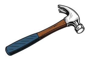 Hammer tool illustration design vector