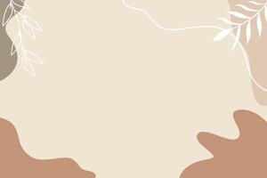 Abstract simple bohemian shape illustration element background vector