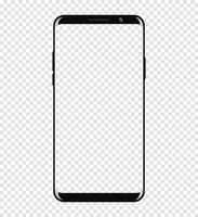 Modern Mobile Phone Device Mockup Template vector