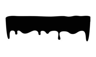 Grunge ink effect on white background vector