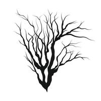 Tree illustration on white background vector