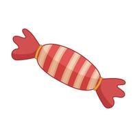 candy cartoon illustration on white background vector
