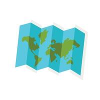 World map isolated on white background vector