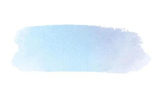 Abstract watercolor brush strokes isolated on white background vector