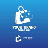 Game Console ,Game Controller Illustration symbol template. tihs logo ideal for gaming and entertainment industry vector