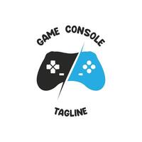 Game Console ,Game Controller Illustration symbol template. tihs logo ideal for gaming and entertainment industry vector