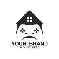 Game Console ,Game Controller Illustration symbol template. tihs logo ideal for gaming and entertainment industry vector