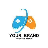 Game Console ,Game Controller Illustration symbol template. tihs logo ideal for gaming and entertainment industry vector