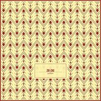 unique zig-zag pattern with rhombus ornaments vector
