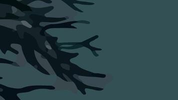 Aesthetic abstract composition with much unique combination of shapes and green colors vector
