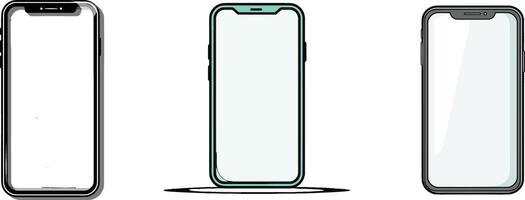 Phone icon simple on white background, illustration vector