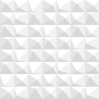 seamless geometric triangle pattern. Repeatable architecture creative background. Decorative endless white and gray 3d tile texture vector