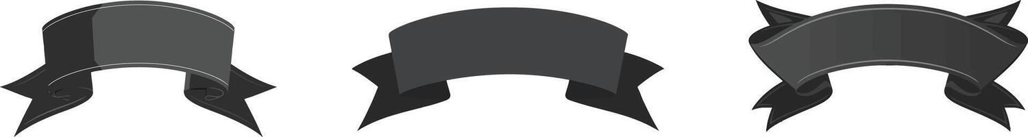 Monochrome Silhouette of Border Labels with Diverse Badge Designs vector