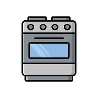 gas stove icon design template simple and clean vector