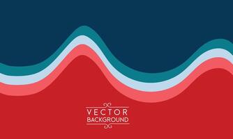 Web banner template colorful wave abstract background vector