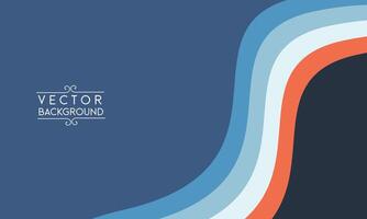 Web banner template colorful wave abstract background vector