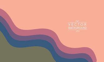 Web banner template colorful wave abstract background vector