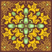 Rectangular Ornament Image vector