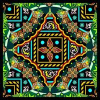 Rectangular Ornament Image vector