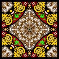 Rectangular Ornament Image vector