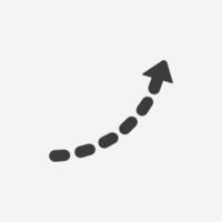 next, direction, road, arrow, navigation, icon isolated vector