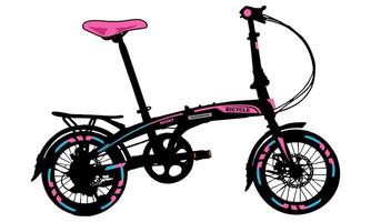vector-based images of various bicycles vector