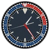 vector-based images of various wall clock vector