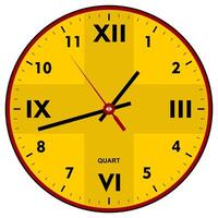vector-based images of various wall clock vector
