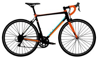 vector-based images of various bicycles vector