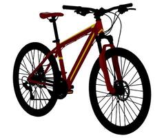 vector-based images of various bicycles vector