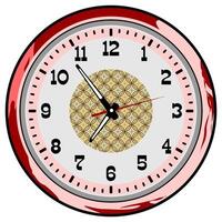 vector-based images of various wall clock vector
