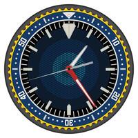 vector-based images of various wall clock vector