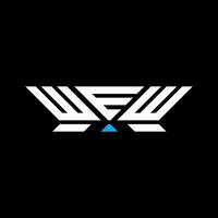 WEW letter logo design, WEW simple and modern logo. WEW luxurious alphabet design vector