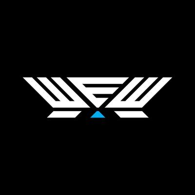 WEW letter logo design, WEW simple and modern logo. WEW luxurious alphabet design