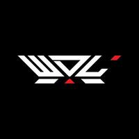 WDL letter logo design, WDL simple and modern logo. WDL luxurious alphabet design vector
