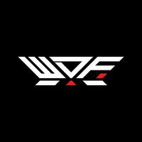 WDF letter logo design, WDF simple and modern logo. WDF luxurious alphabet design vector