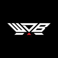 WDB letter logo design, WDB simple and modern logo. WDB luxurious alphabet design vector