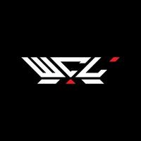 WCL letter logo design, WCL simple and modern logo. WCL luxurious alphabet design vector